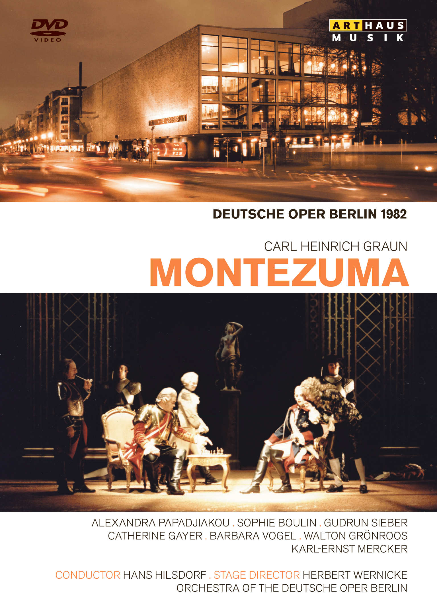 Carl Heinrich Graun Montezuma Dvd A Z Dvd Arthaus Musik