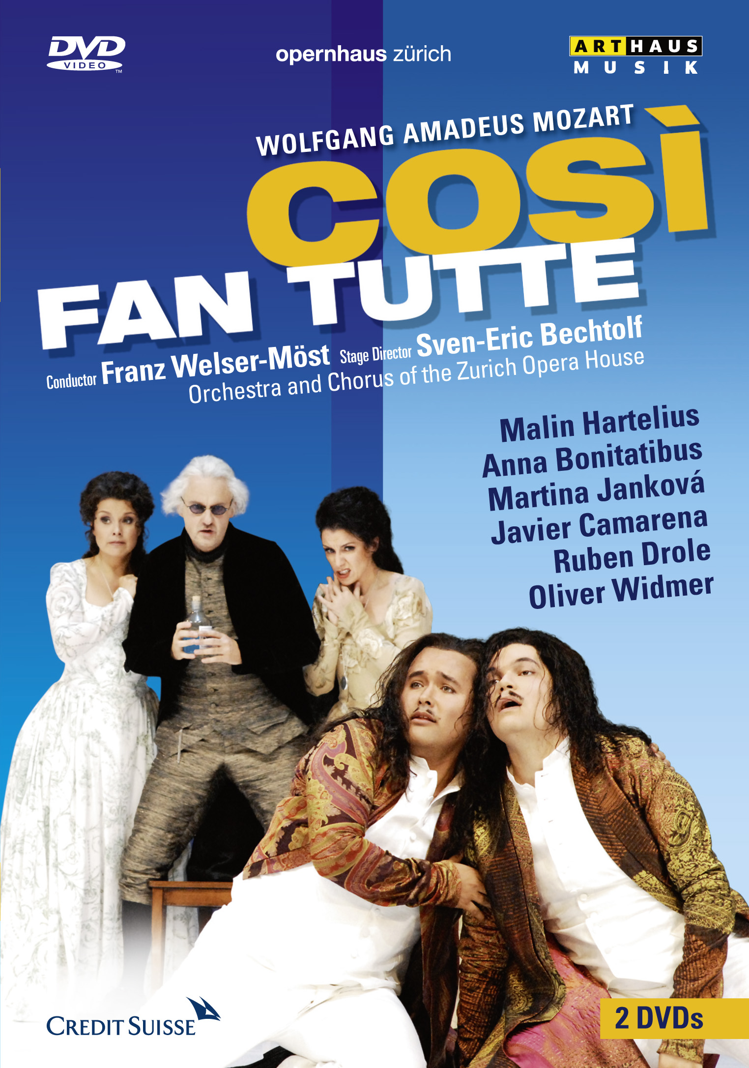 Wolfgang Amadeus Mozart : Così fan tutte - Opera DVD - Arthaus Musik