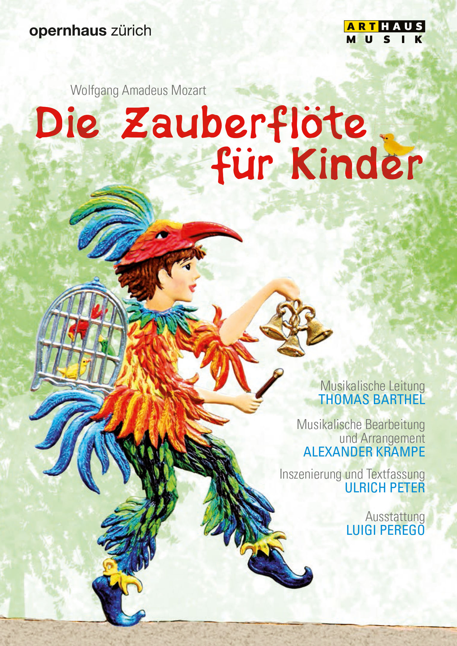 Wolfgang Amadeus Mozart : Die Zauberflöte für Kinder - Opera DVD ...